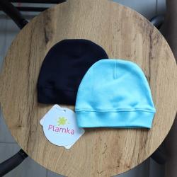 Набір 2в1 шапочок "Summer" темно-синя + бірюза Plamka (Poland)