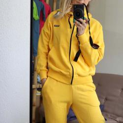 Спортивный костюм на молнии "Autumn" желтый Plamka (Poland), , 00002033, Plamka (Poland), Спортивные костюмы