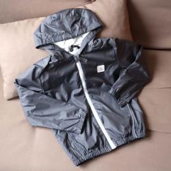 Куртка-вітровка на натуральній підкладці "Grey" сіра Plamka (Poland), , л00000074, Plamka (Poland), Куртки та вітровки