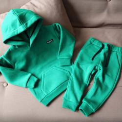 Спортивний костюм на флісі "Зелений" Plamka (Poland)