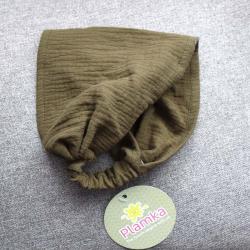 Косинка-бандана муслінова Plamka,  хакі