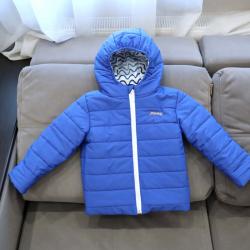 Курточка демі стьогана від 0-15 тепла "Blue" Plamka (Poland), , л00002236, Plamka (Poland), Куртки зимові, штани  та вітровки