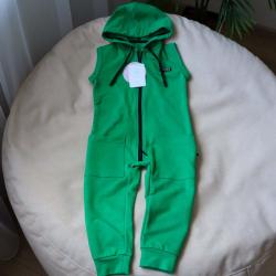 Ромпер хб двухнитка без рукавів  "Jumpsuits" зелений Plamka (Poland), , л00002657, Plamka (Poland), Одяг 2-10 років