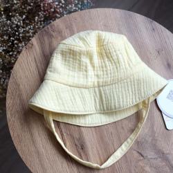 Муслінова дитяча панама  "Ванілька" Plamka