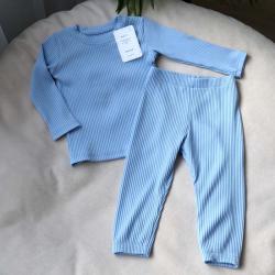 Легкий костюм з тканини Мустанг  "Блакитний"  штани на резинці  Plamka (Poland)