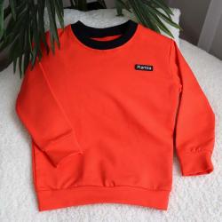 Світшот двонитка  "Кораловий"   Plamka (Poland)