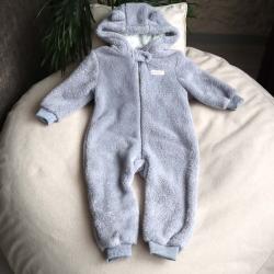 Чоловічок плюшевий «Ведмедик» світло-сірий 18,24 м Plamka