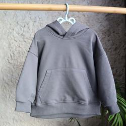 Худі тринитка Oversize "Графіт" Plamka (Poland)