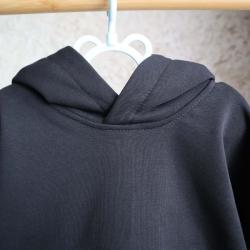 Худі тринитка Oversize  "Чорний" Plamka (Poland)