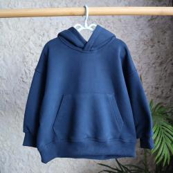 Худі тринитка Oversize "Синій" Plamka (Poland)